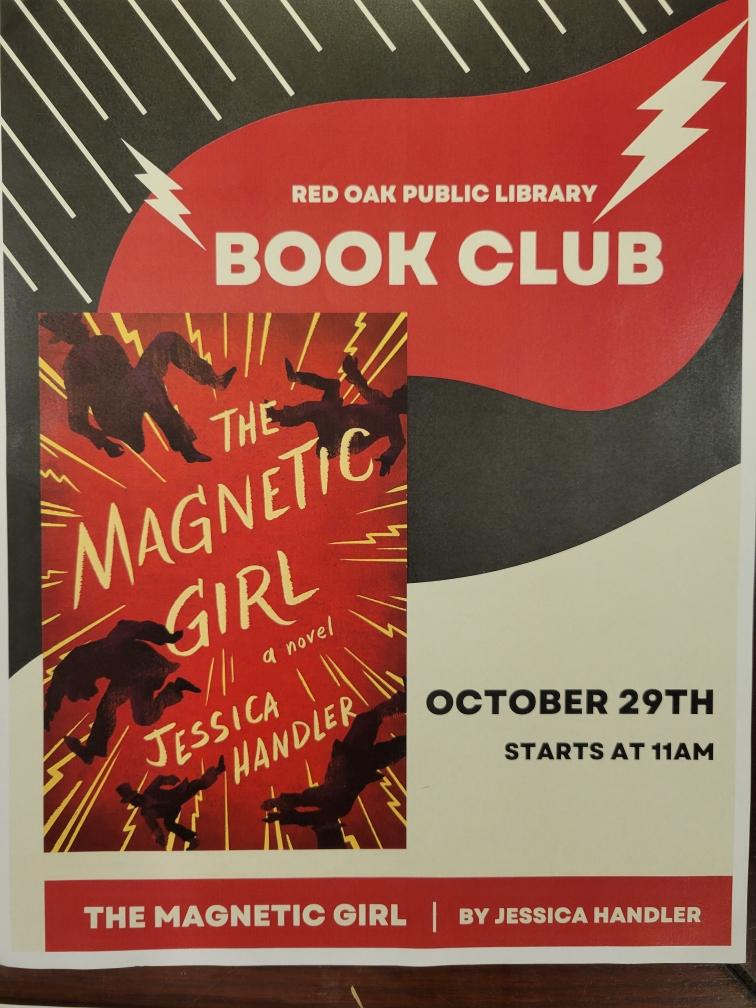                             Join us for Book Club 11 a.m. Oct. 29th!